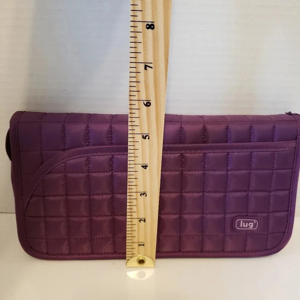 Lug  Tango Purple Quilted Travel Wallet. - Picture 6 of 7